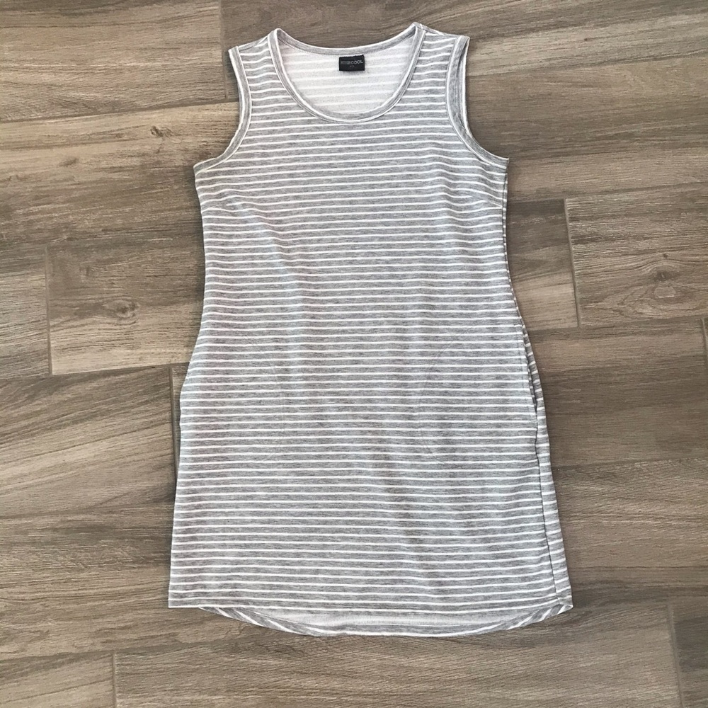 Like new! Striped sweatshirt tank dress